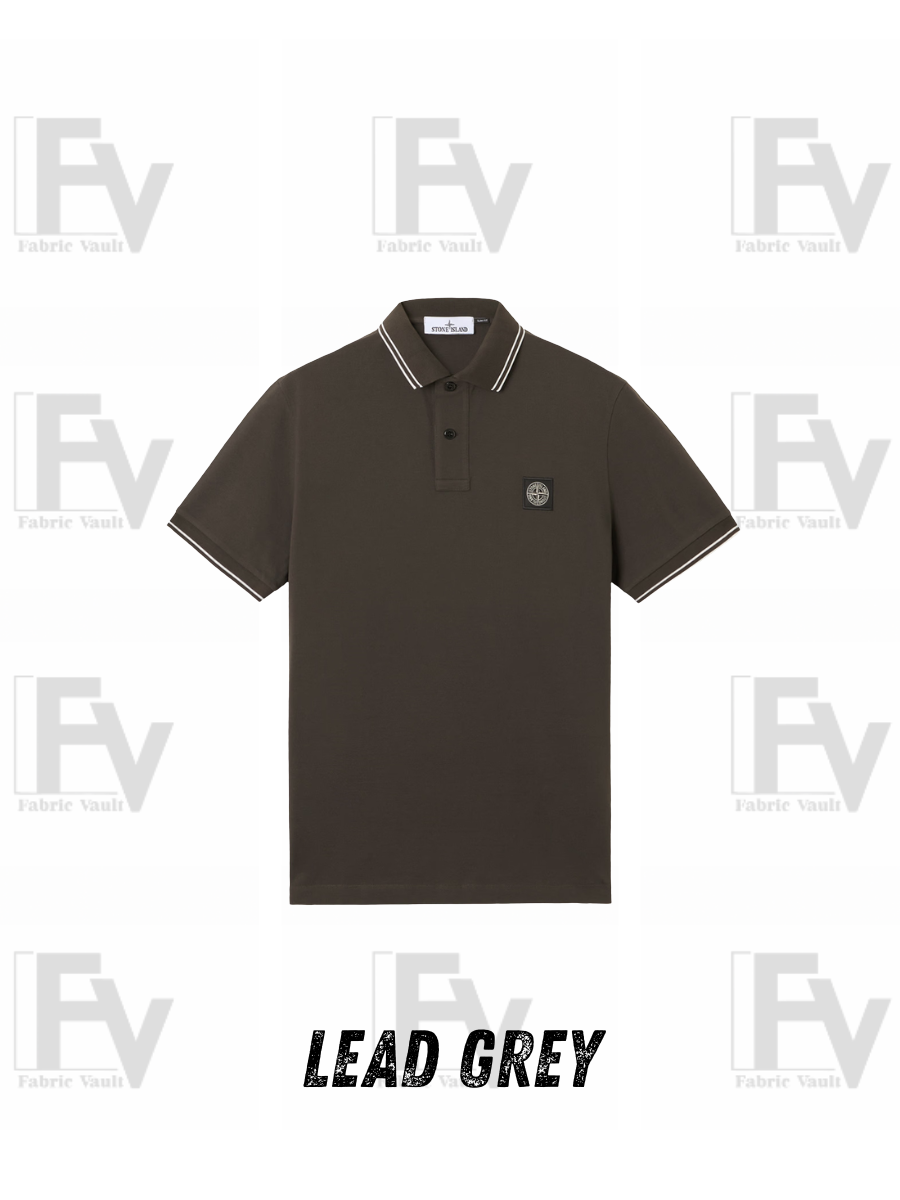 Stone Island Polo's - Lead Grey